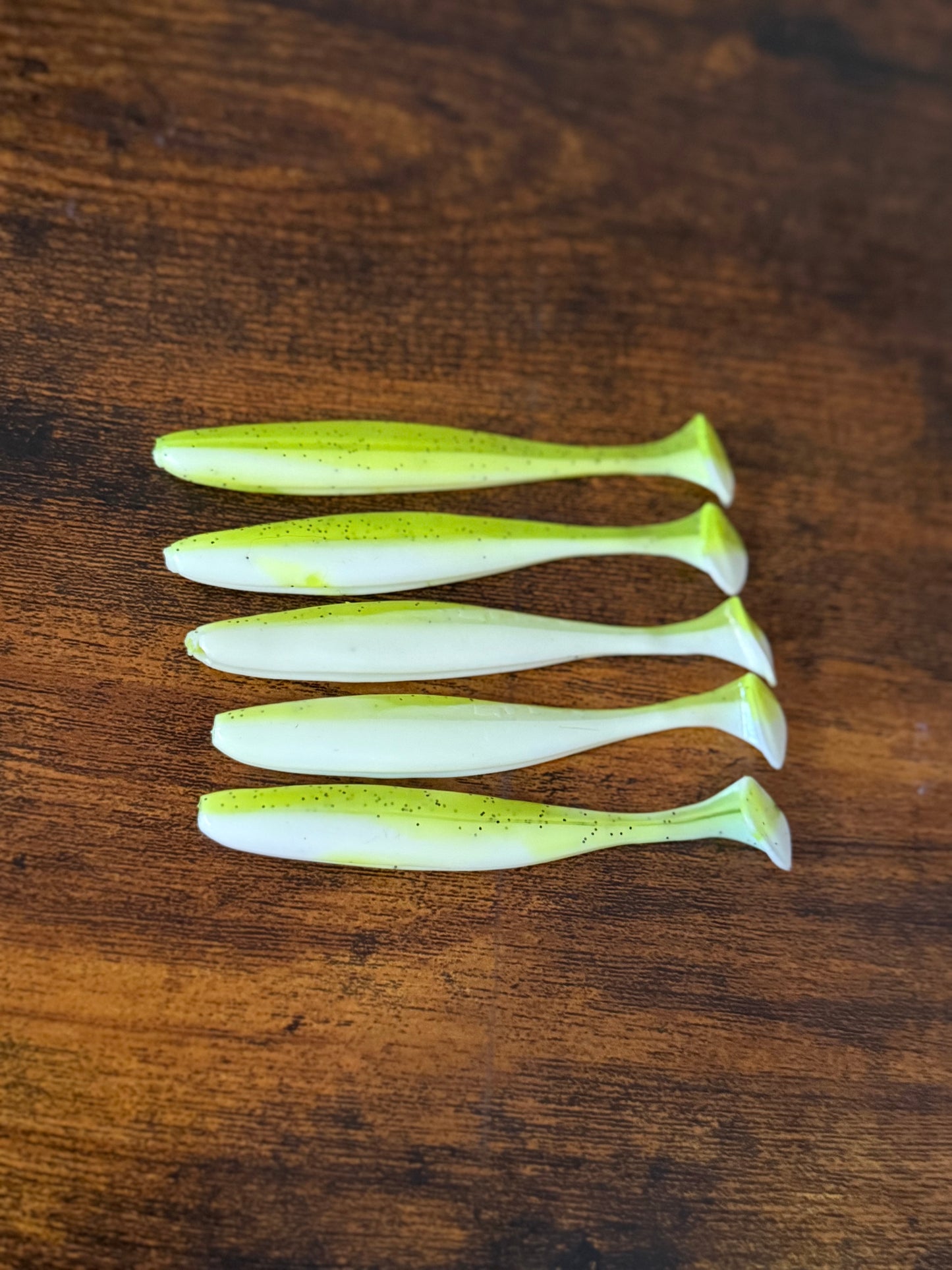 100mm Paddle Tail Soft Lures (Pack of 5)