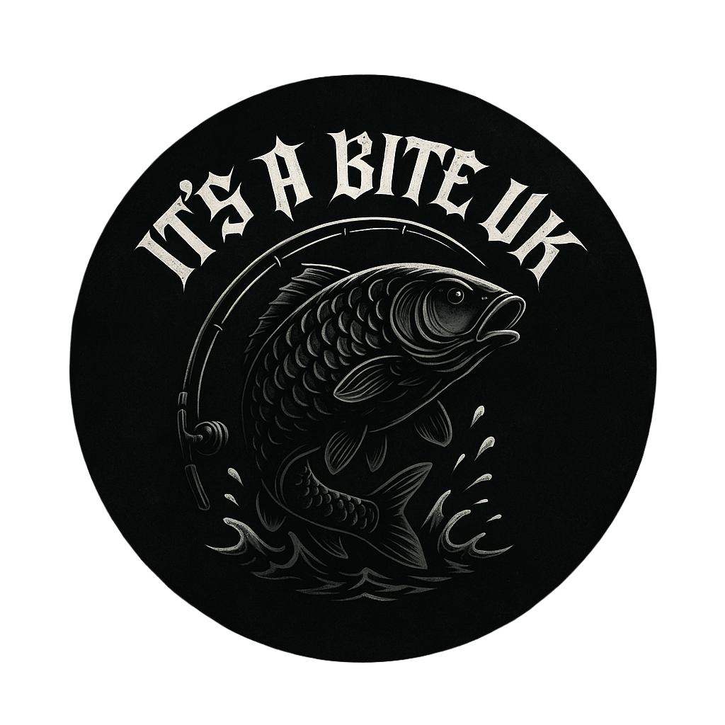 8cm Round It’s A Bite UK Sticker