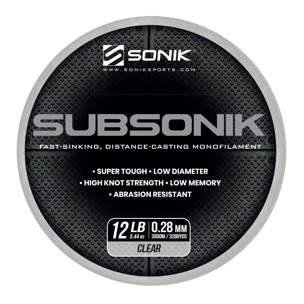SONIK SUBSONIK CLEAR 3000M (12LB, 15LB, 18LB & 22LB)