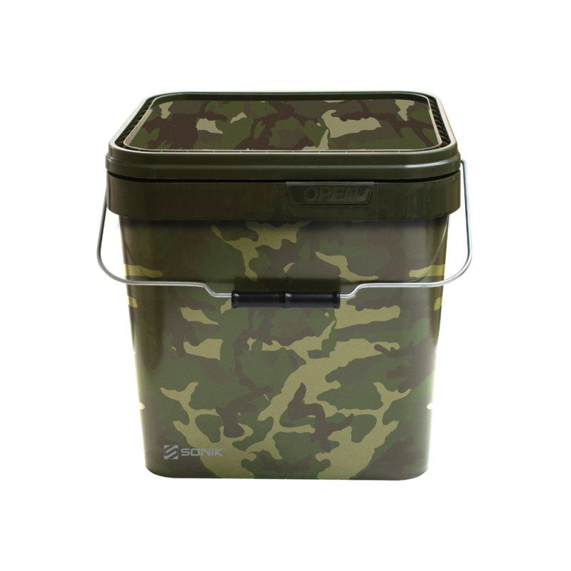 SONIK CAMO SQUARE BUCKET (5LTR/10LTR/17LTR)