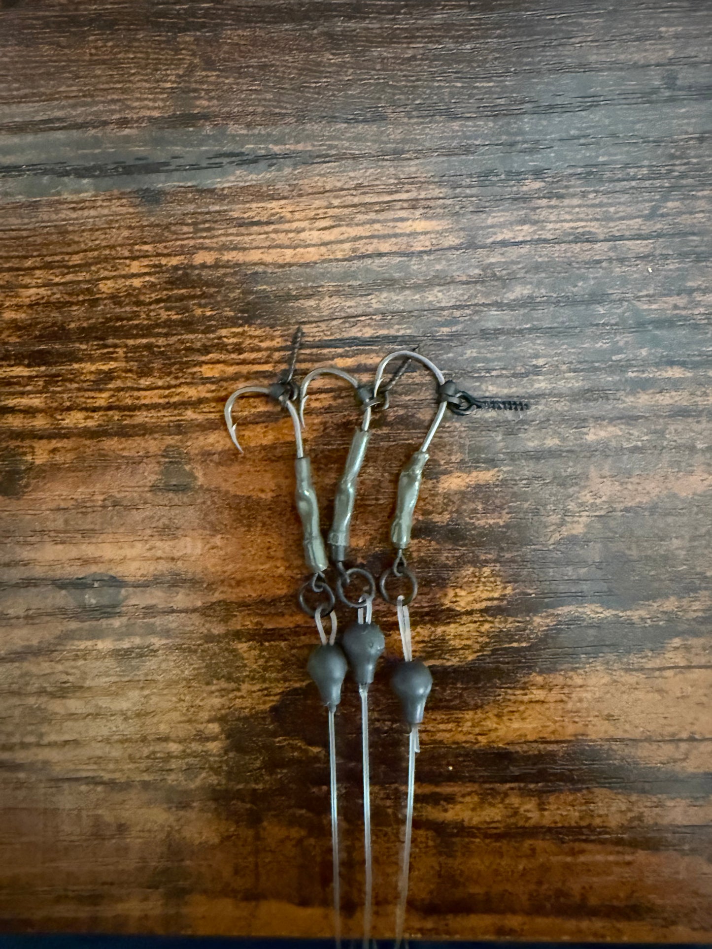 Ready Tied Stiff Boom Ronnie Rigs (Customizable) Barbless