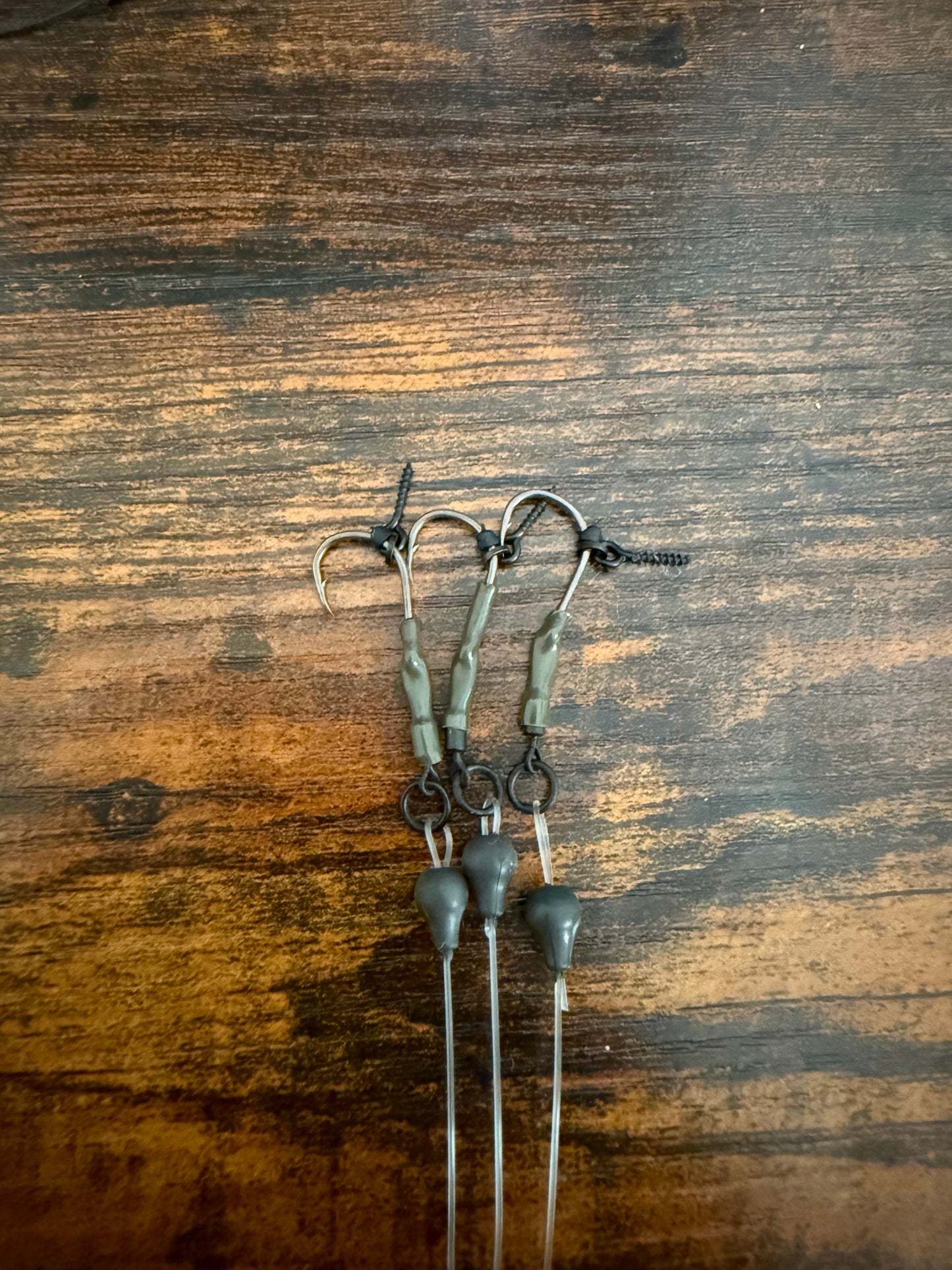 Ready Tied Stiff Boom Ronnie Rigs (Customizable) Barbless