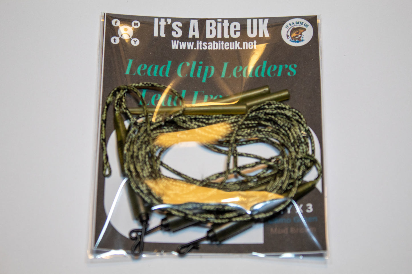 45 LB Lead Free Core Lead Clip Leader (Pack of 3)