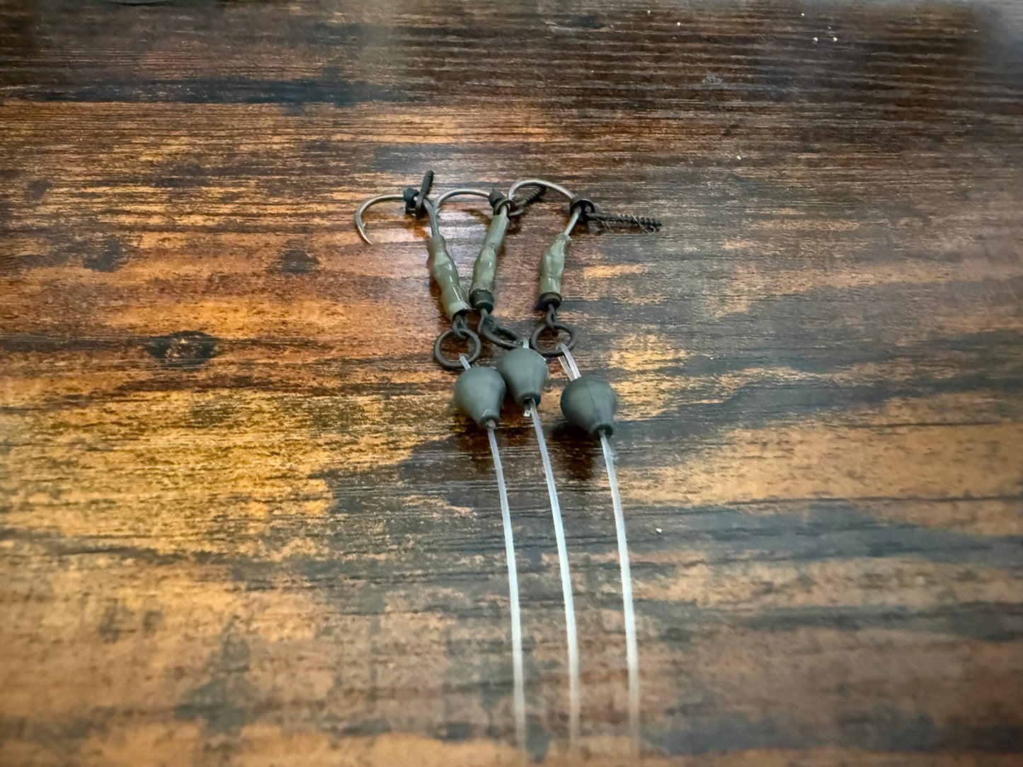 Ready Tied Stiff Boom Ronnie Rigs (Customizable) Barbless