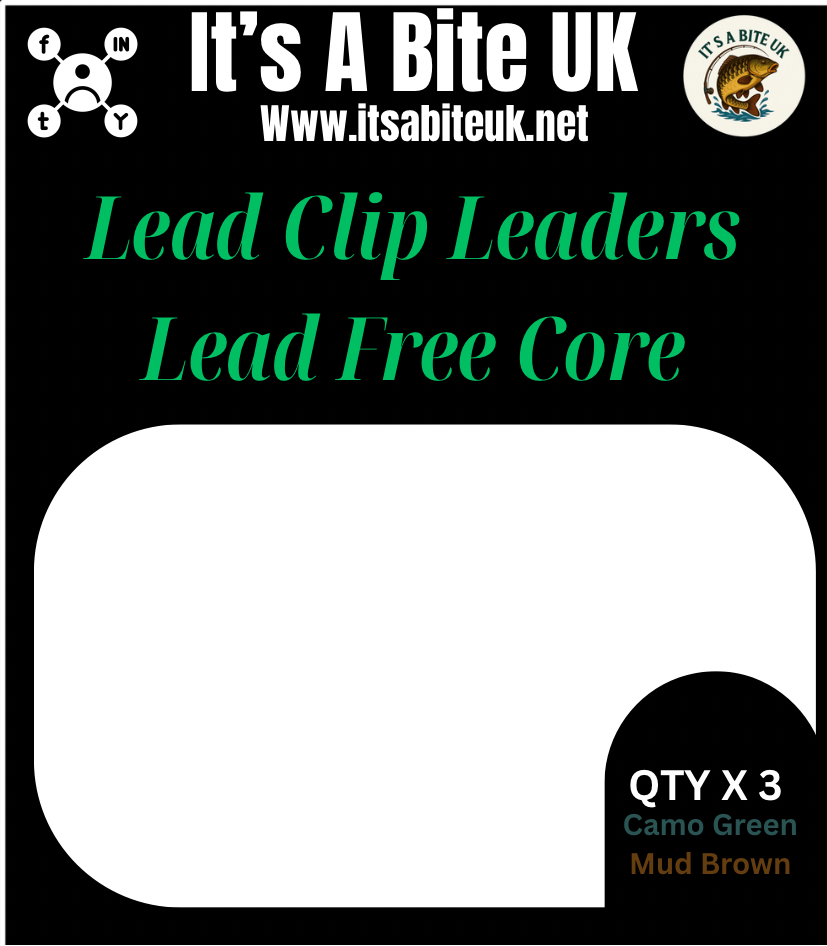 45 LB Lead Free Core Lead Clip Leader (Pack of 3)