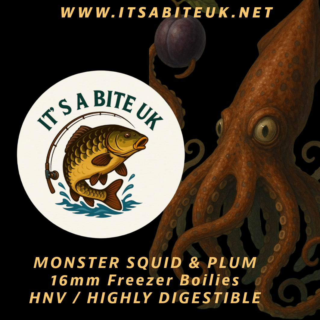 It’s A Bite UK Monster Squid & Plum 16mm Boilies Freezer
