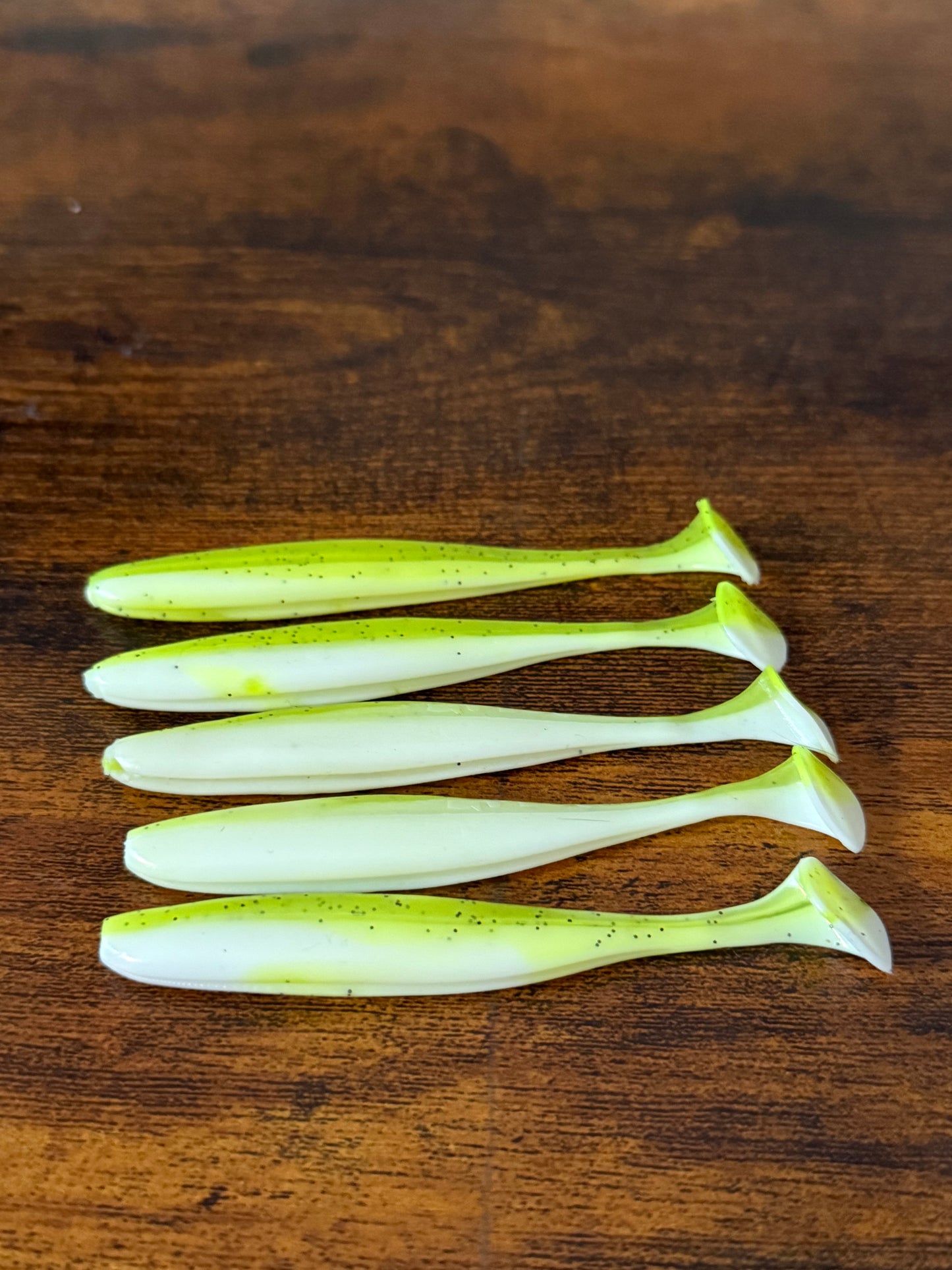 100mm Paddle Tail Soft Lures (Pack of 5)