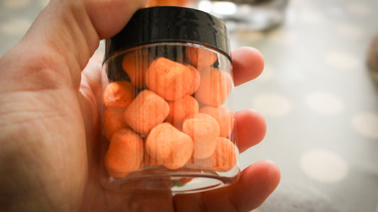 Peach & Pepper Dumbbell 16mm Pop Up Fluro Orange