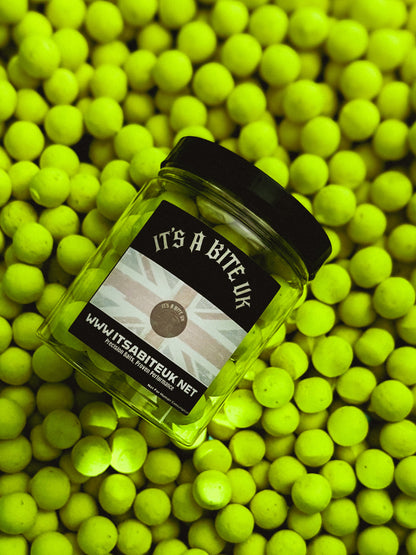 Pineapple & N’butyric Acid 14mm Pop ups Fluro Yellow