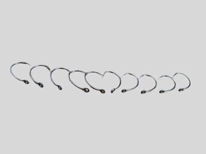 Crank Style Micro Barbed Hooks (Pack of 10)