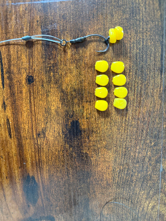 Floating Artificial Corn Hook Bait (Pack of 10)