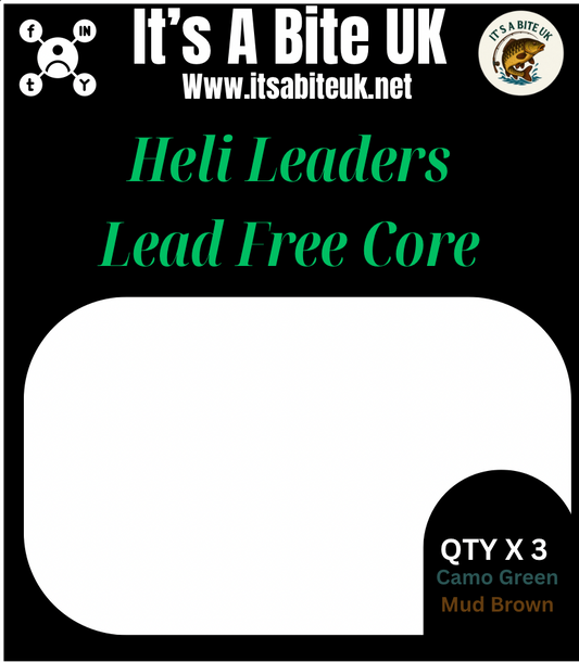 45Lb Lead-Free Heli Leader (Pack of 3) Green or Brown