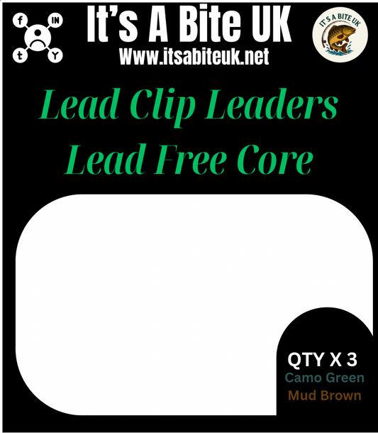 45 LB Lead Free Core Lead Clip Leader (Pack of 3)