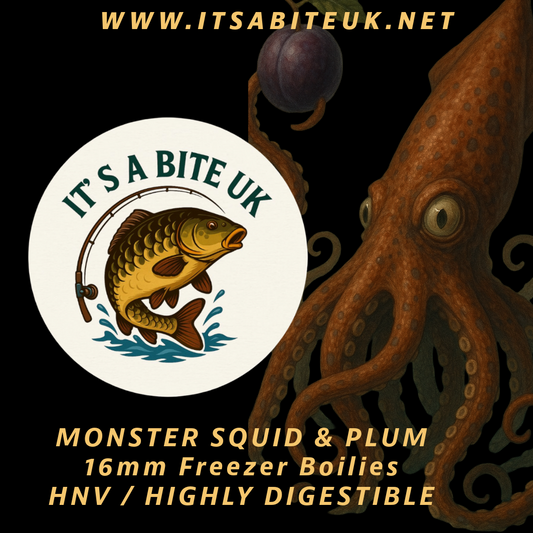 It’s A Bite UK Monster Squid & Plum 16mm Boilies Freezer
