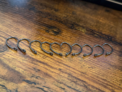 Crank Style Micro Barbed Hooks (Pack of 10)