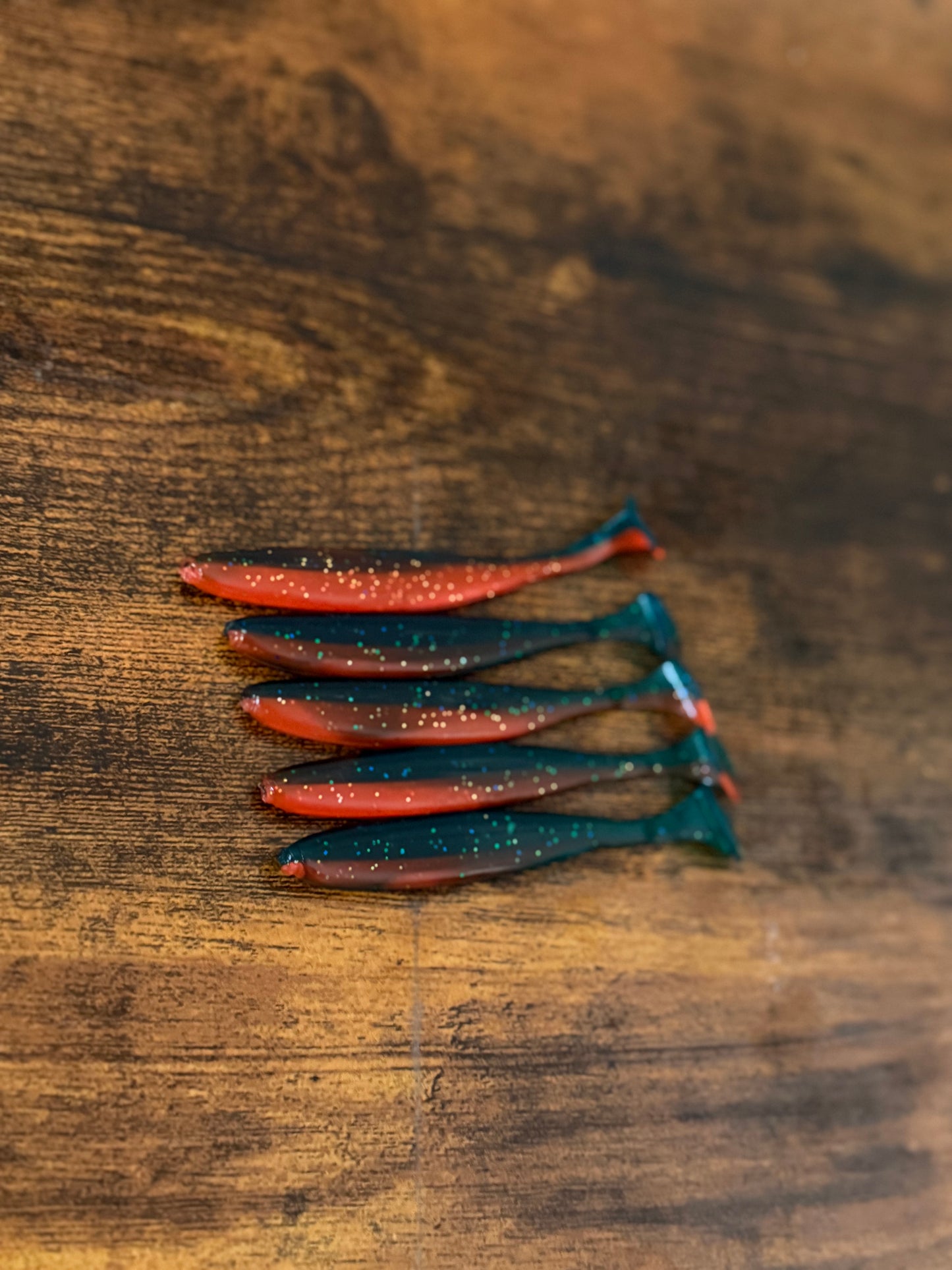 100mm Paddle Tail Soft Lures (Pack of 5)