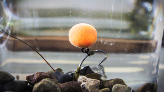 Tigernut, Dairy Cream & Pepper 14mm Marbled Orange & Pink Pop Up Baits