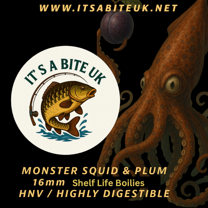 It’s A Bite UK Monster Squid & Plum 16mm Shelf Life Boilies
