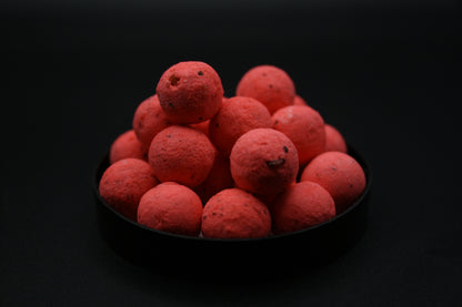 LIMITED EDITION New Strawberry Spice Fluro Pop up and Wafter Range INCLUDES HOOK BAIT SPRAY
