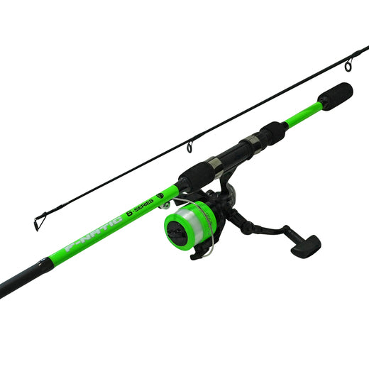 FISHTAIL FANATIC 6FT ROD & REEL COMBO GREEN