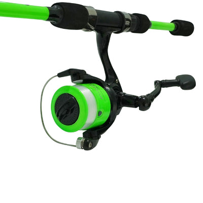 FISHTAIL FANATIC 6FT ROD & REEL COMBO GREEN