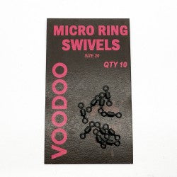 VOODOO TACKLE MICRO RING SWIVEL (SIZE 20)