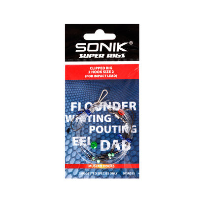SONIK CLIPPED IMPACT LEAD RIGS