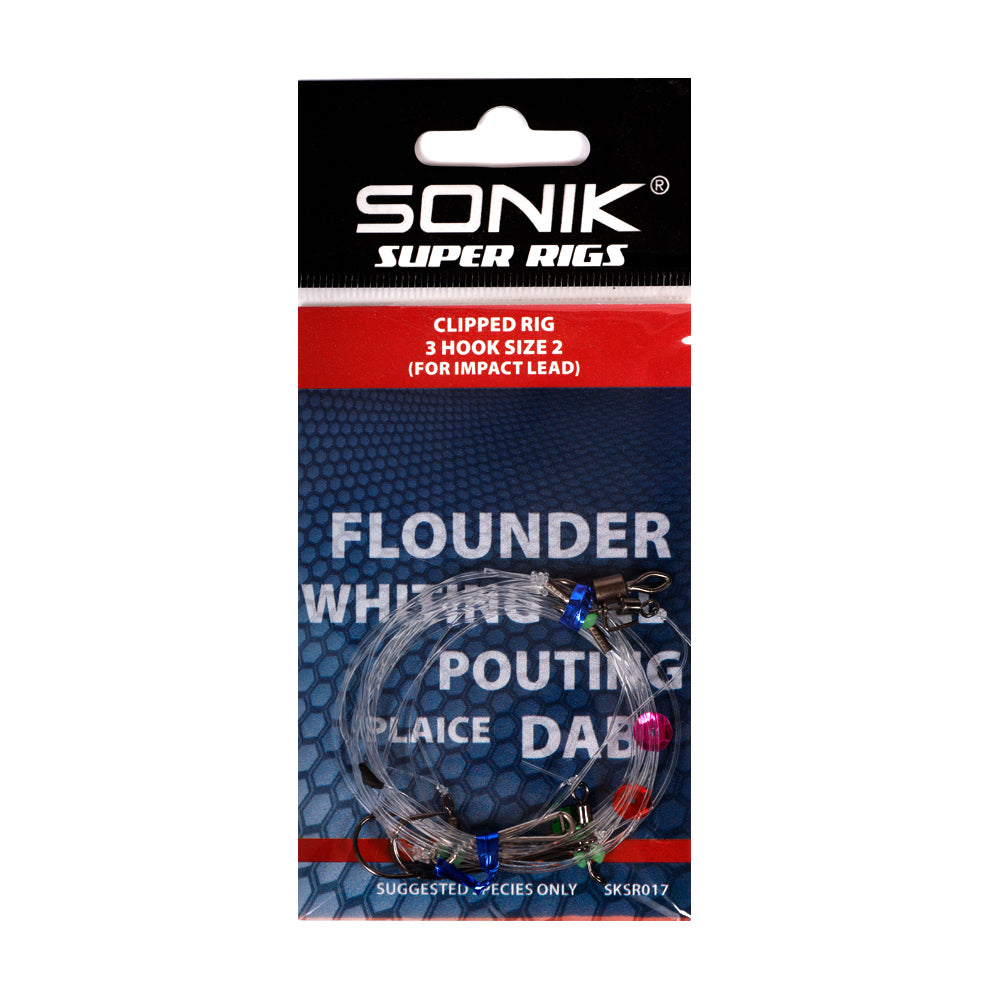 SONIK CLIPPED IMPACT LEAD RIGS