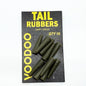 VOODOO TACKLE GREEN TAIL RUBBERS
